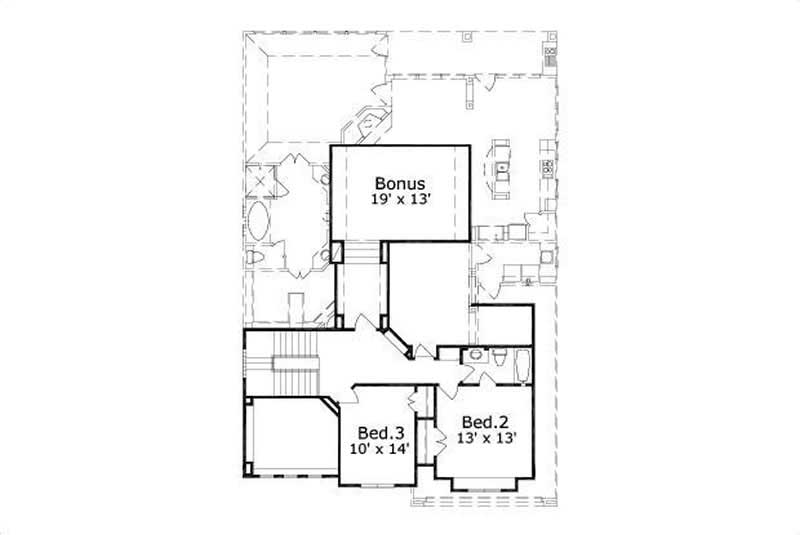 SECOND STORY FLOOR PLAN