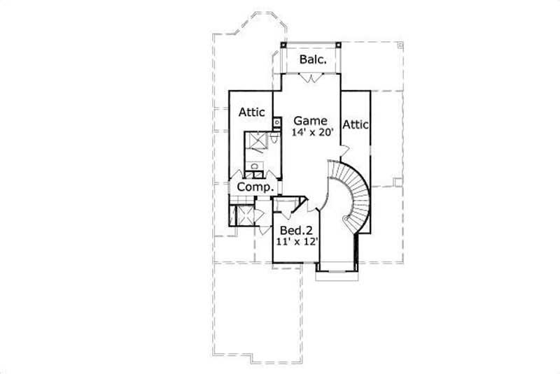 SECOND STORY FLOOR PLAN