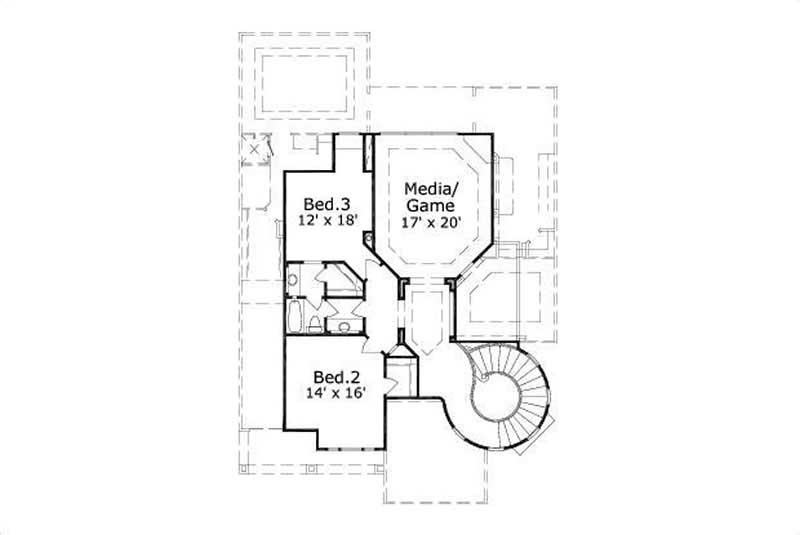 SECOND STORY FLOOR PLAN