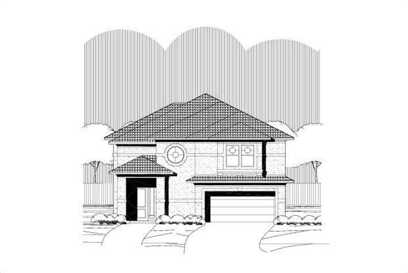 3-Bedroom, 2733 Sq Ft Mediterranean House Plan - 156-1279 - Front Exterior
