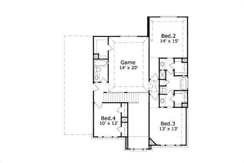 SECOND STORY FLOOR PLAN