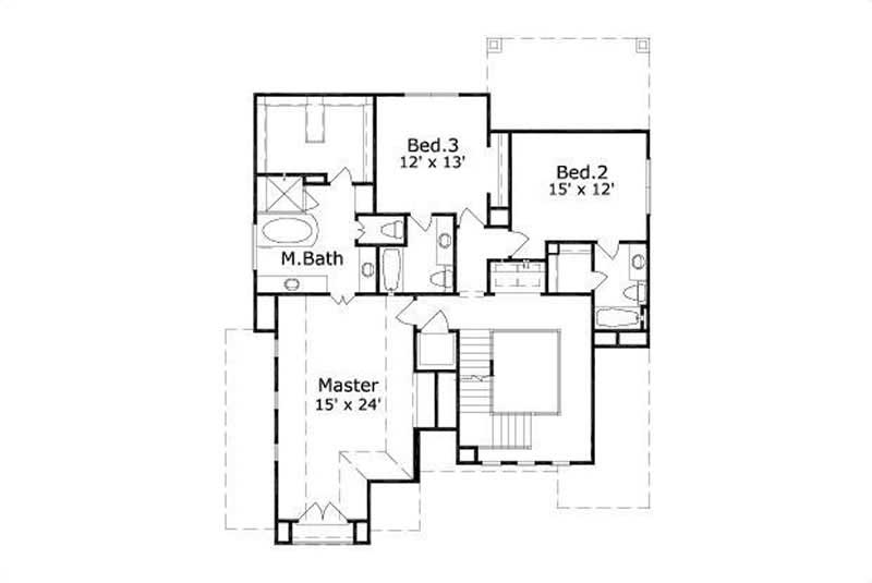 SECOND STORY FLOOR PLAN