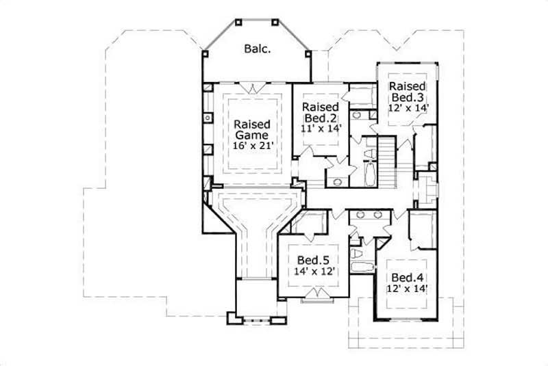 SECOND STORY FLOOR PLAN
