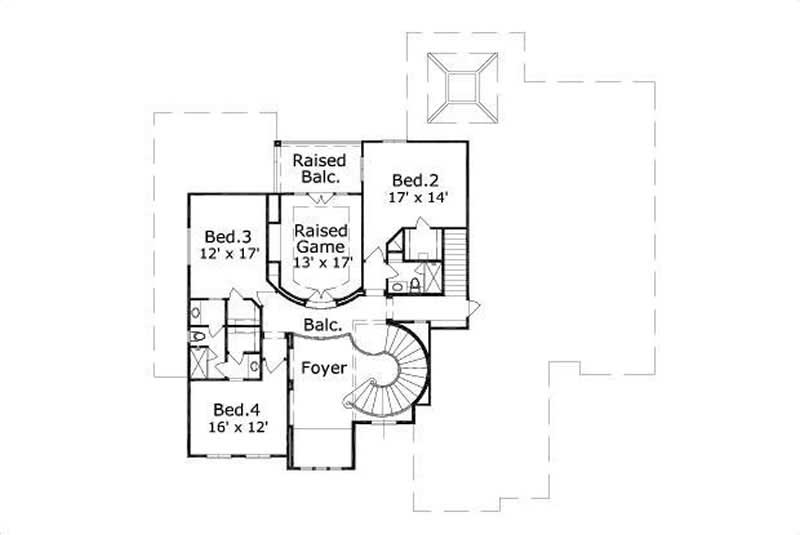 SECOND STORY FLOOR PLAN 