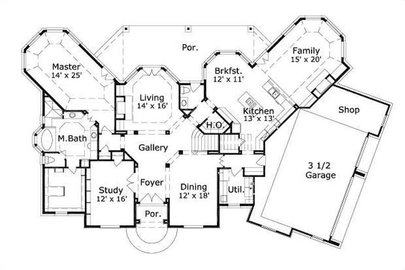 FIRST STORY FLOOR PLAN