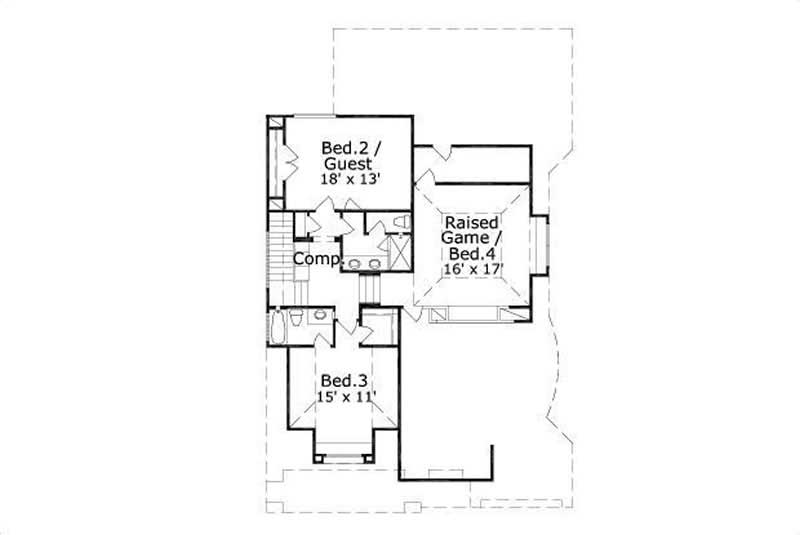 SECOND STORY FLOOR PLAN