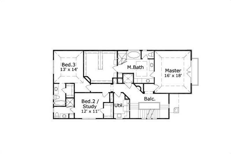 SECOND STORY FLOOR PLAN