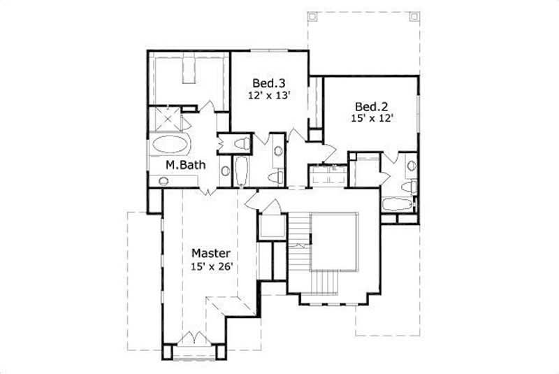 SECOND STORY FLOOR PLAN