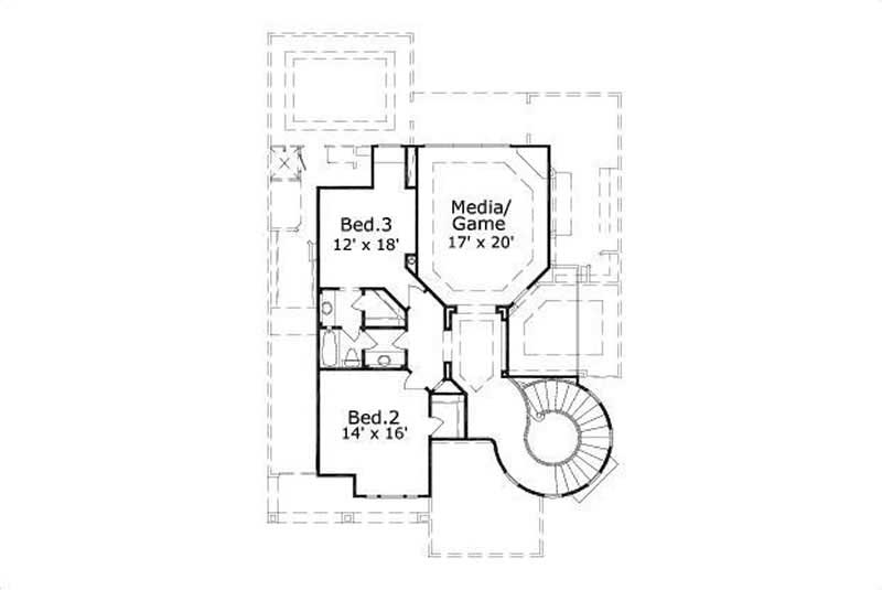 SECOND STORY FLOOR PLAN
