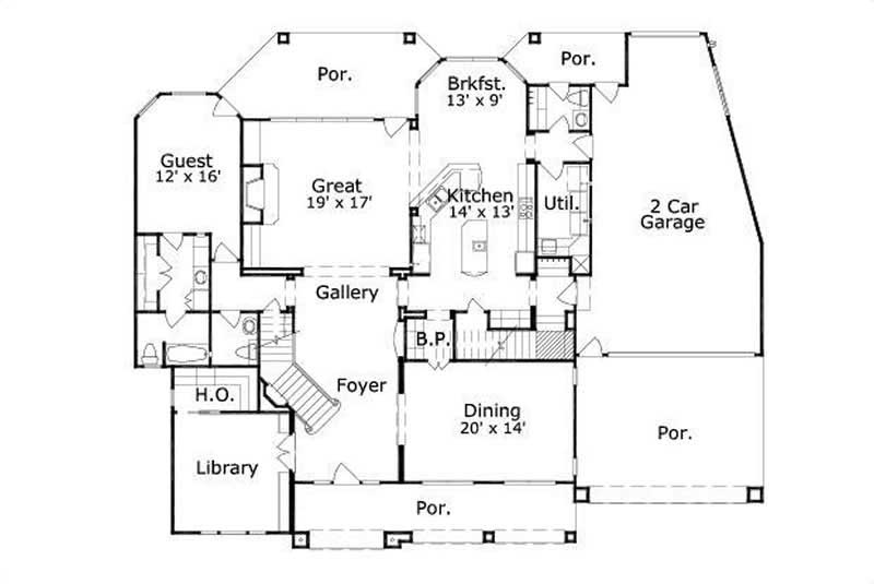 FIRST STORY FLOOR PLAN