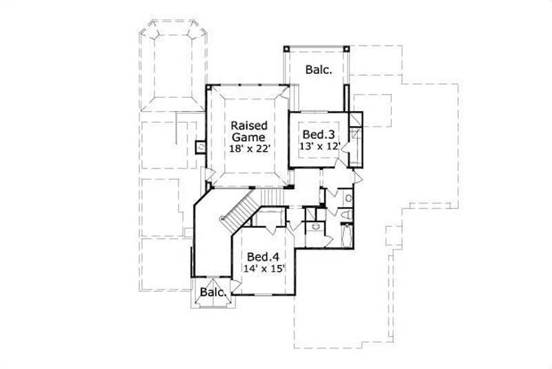 SECOND STORY FLOOR PLAN