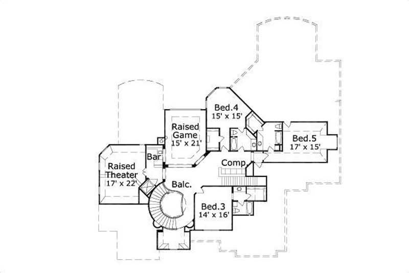 SECOND STORY FLOOR PLAN