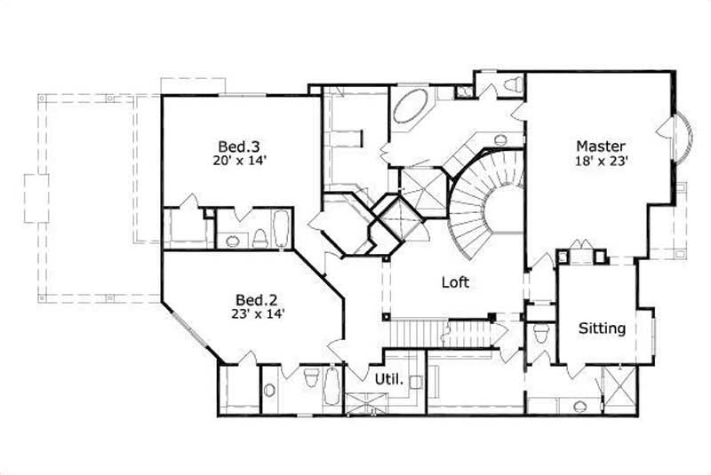 SECOND STORY FLOOR PLAN