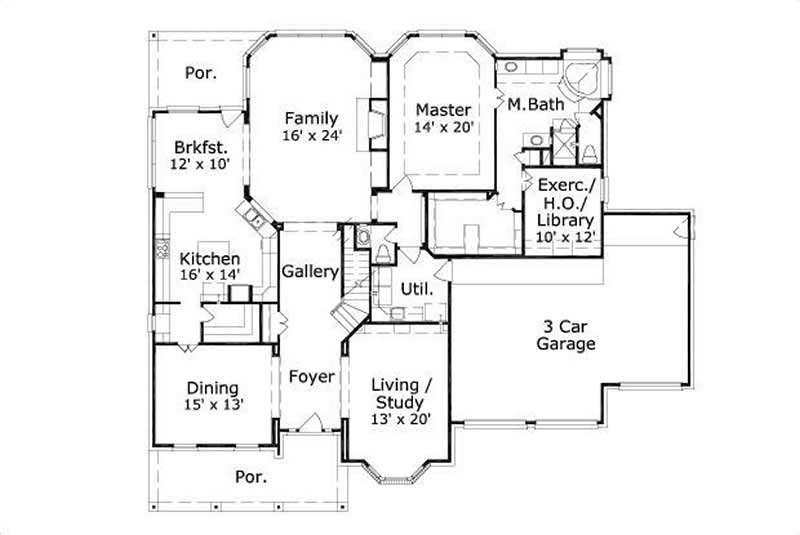 FIRST STORY FLOOR PLAN