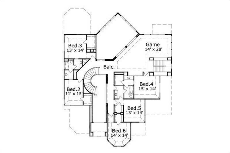 SECOND STORY FLOOR PLAN