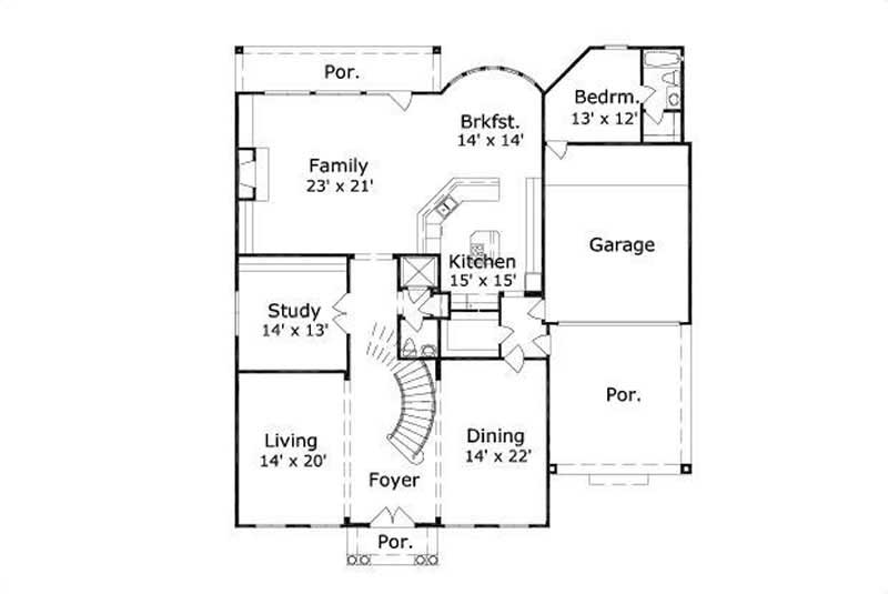 FIRST STORY FLOOR PLAN