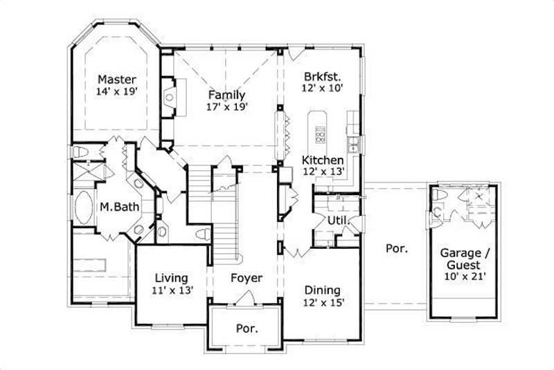 FIRST STORY FLOOR PLAN