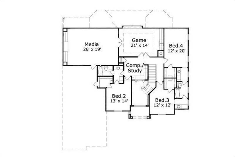 SECOND STORY FLOOR PLAN