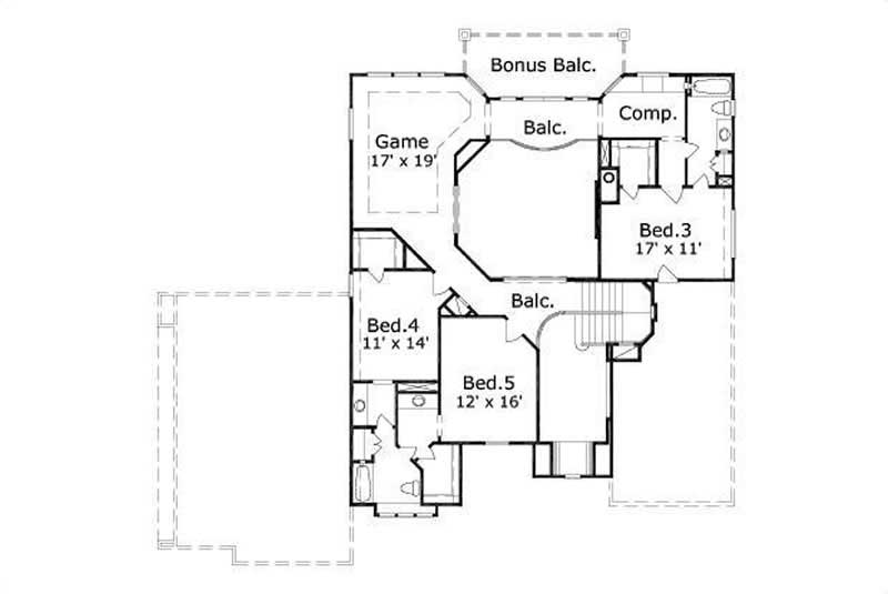SECOND STORY FLOOR PLAN