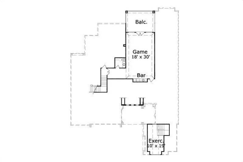 SECOND STORY FLOOR PLAN