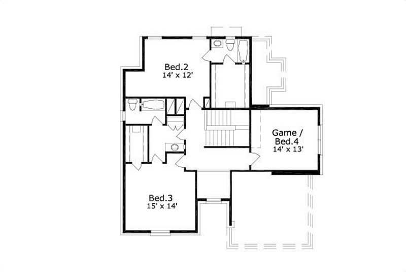 SECONDN LEVEL FLOOR PLAN