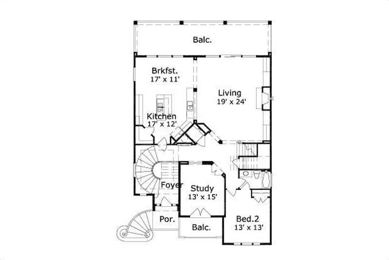 SECOND STORY FLOOR PLAN