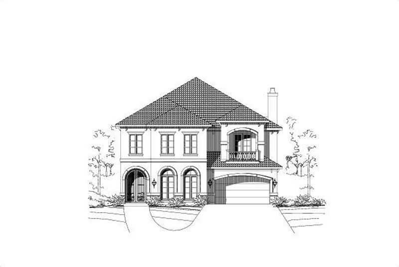 4-Bedroom, 5241 Sq Ft Luxury Home Plan - 156-1397 - Main Exterior