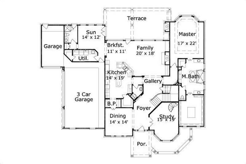 FIRST STORY FLOOR PLAN
