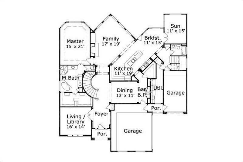 FIRST STORY FLOOR PLAN