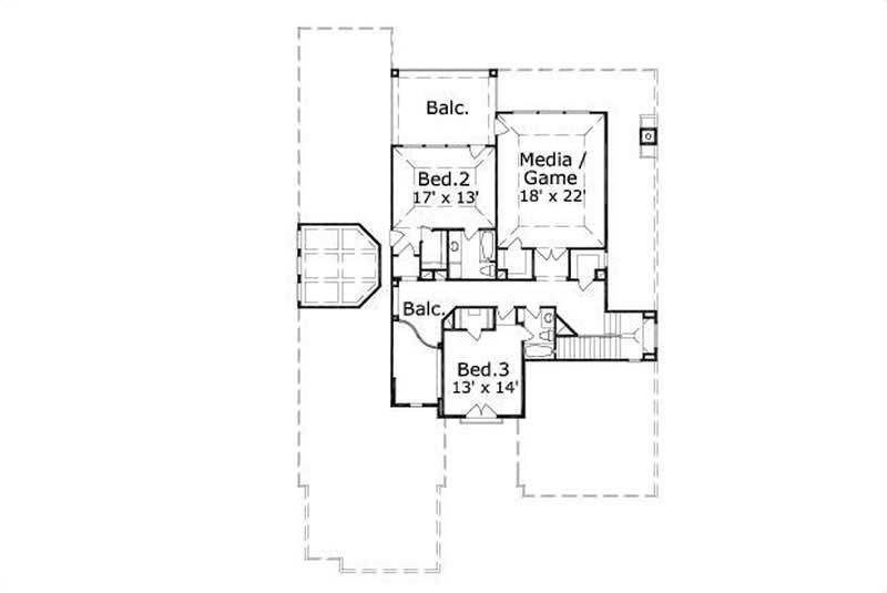 SECOND STORY FLOOR PLAN
