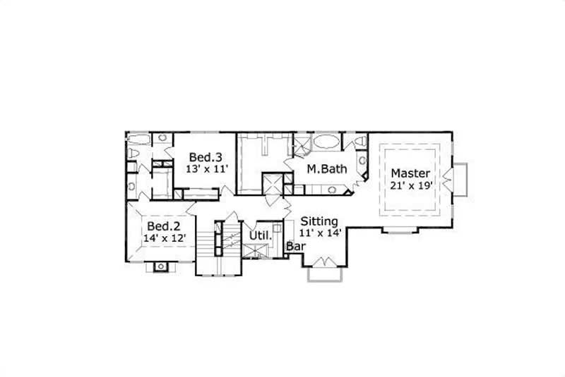 SECOND STORY FLOOR PLAN