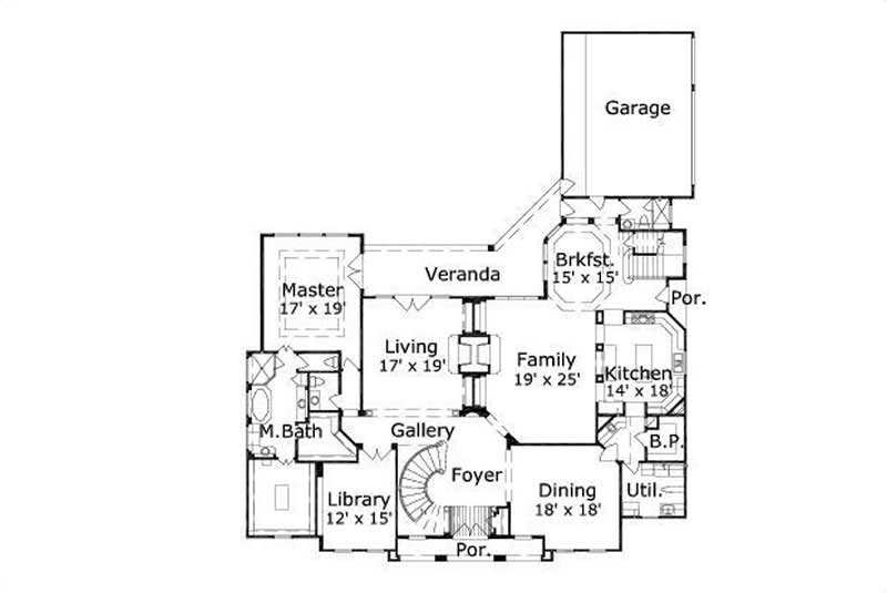 FIRST STORY FLOOR PLAN