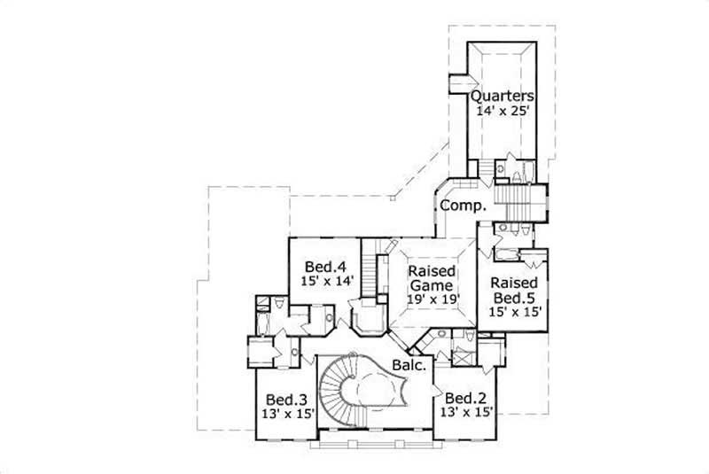 SECOND STORY FLOOR PLAN