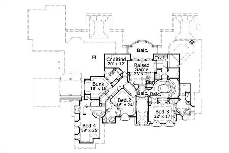 SECOND STORY FLOOR  PLAN