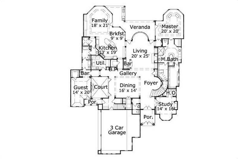 FIRST STORY FLOOR PLAN