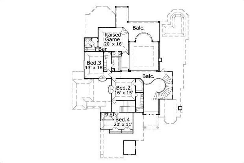 SECOND STORY FLOOR PLAN
