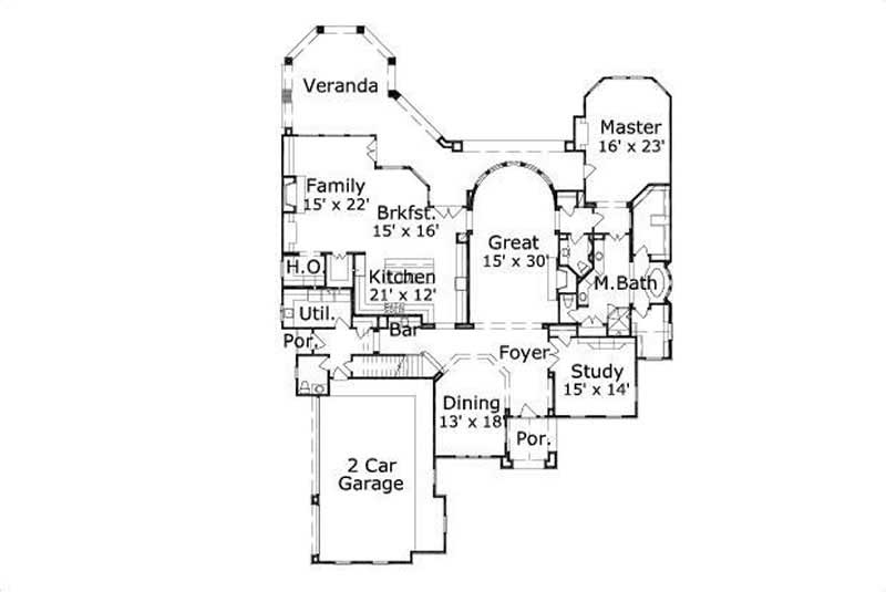FIRST STORY FLOOR PLAN