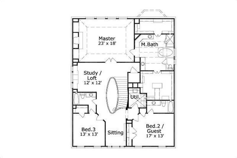 SECOND LEVEL FLOOR PLAN