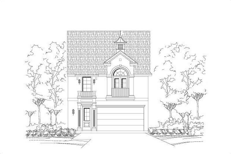 4-Bedroom, 2294 Sq Ft Multi-Level Home Plan - 156-1490 - Main Exterior