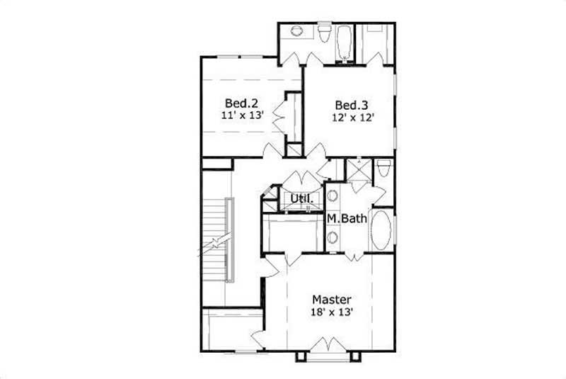 SECOND LEVEL FLOOR PLAN