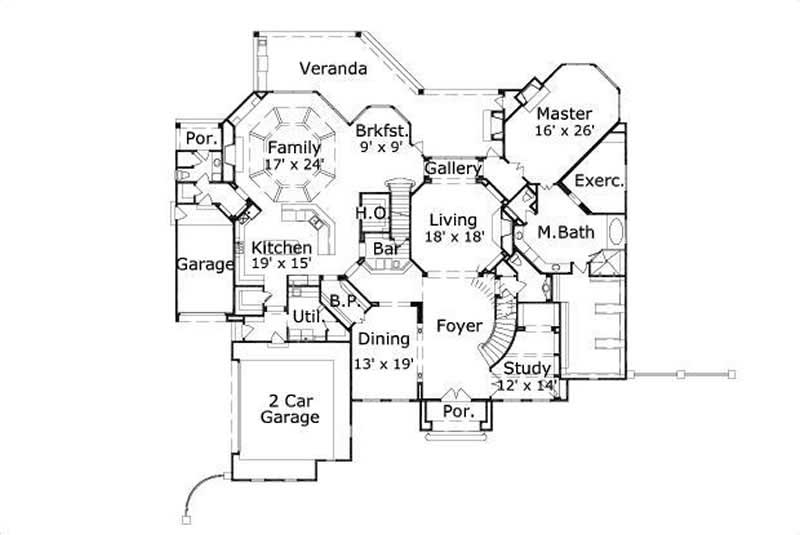 MAIN LEVEL FLOOR PLAN