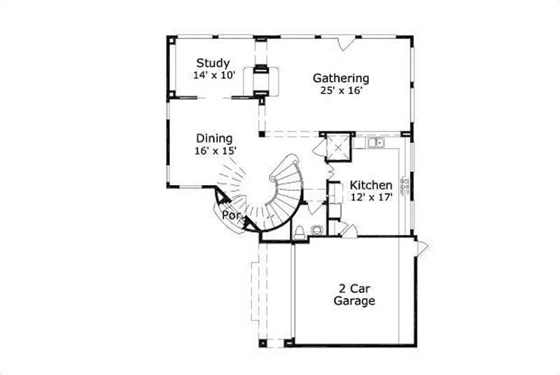 MAIN LEVEL FLOOR PLAN