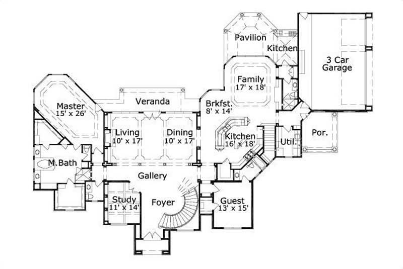 MAIN LEVEL FLOOR PLAN