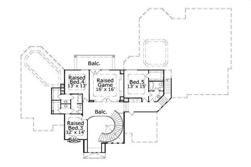 SECOND LEVEL FLOOR PLAN