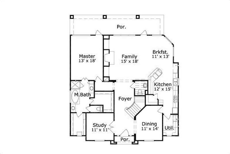 MAIN LEVEL FLOOR PLAN