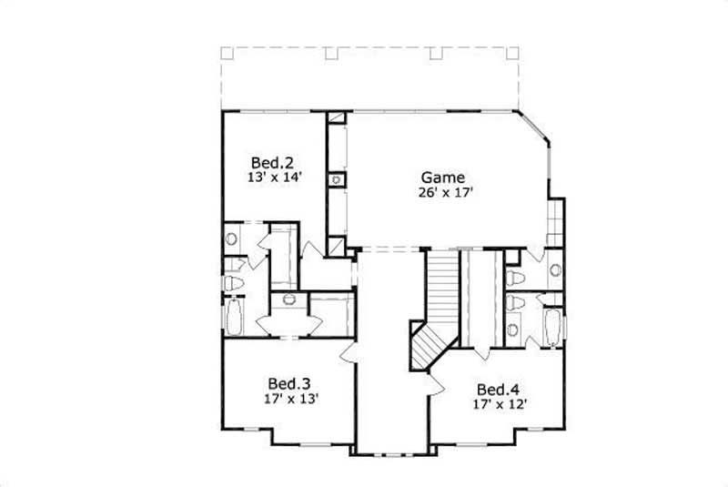 SECOND LEVEL FLOOR PLAN