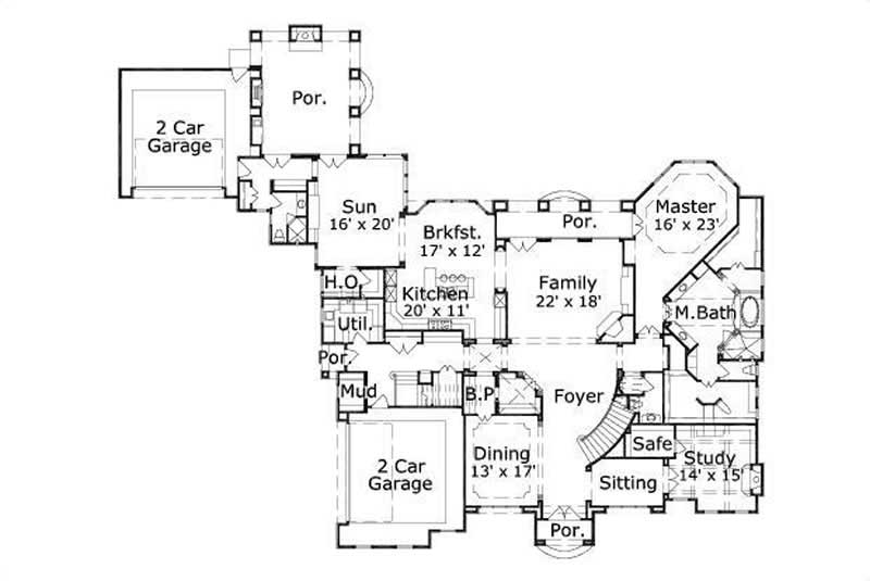 MAIN LEVEL FLOOR PLAN