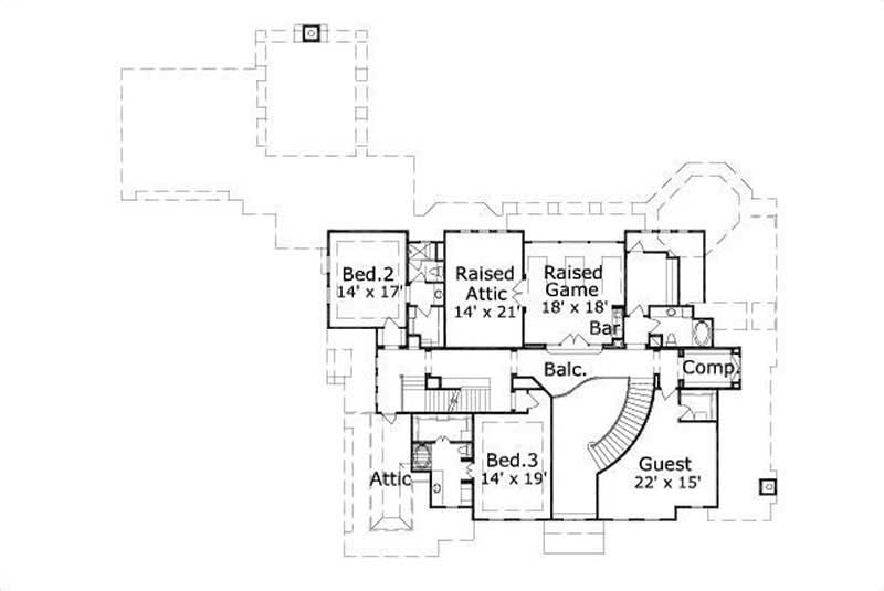 SECOND LEVEL FLOOR PLAN
