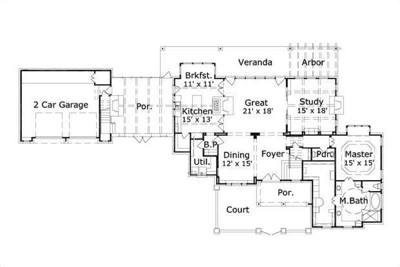 MAIN LEVEL FLOOR PLAN