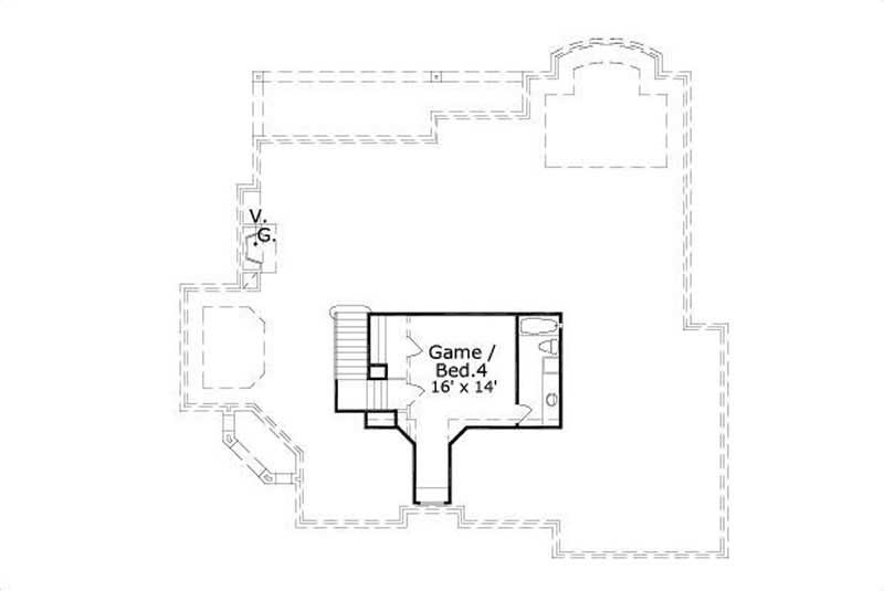 SECOND LEVEL FLOOR PLAN